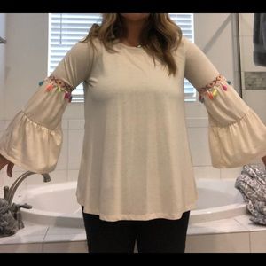 Cute Bell Sleeve Shirt
